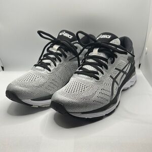 ASICS Men's Gray and Black Athletic Shoes